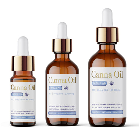 Canna Oil - Sativa Δ9 (1:12)